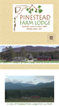 Mobile Screenshot of pinesteadfarmlodge.com